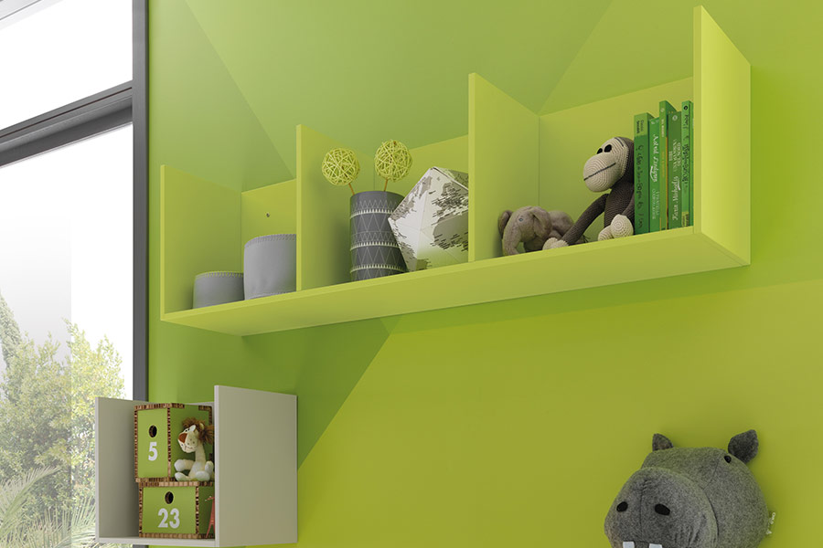 Dipingere la cameretta: decorazioni parete Moretti Compact