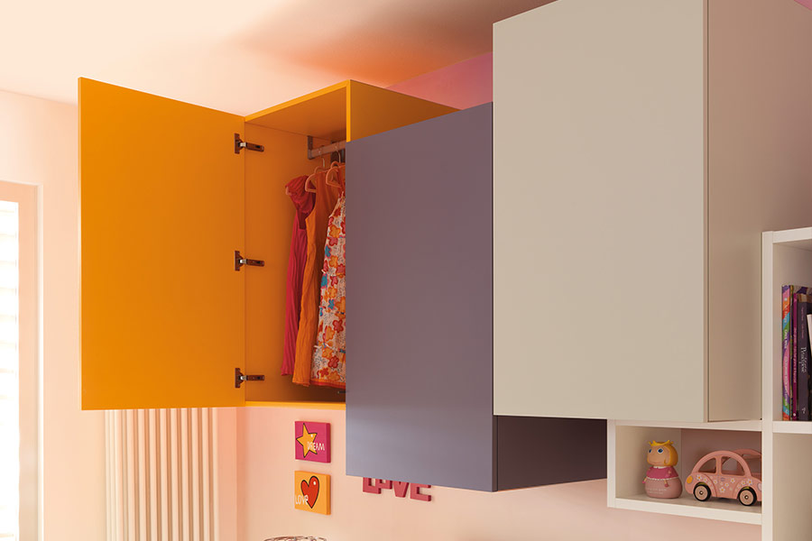 Dipingere la cameretta: composizioni colorate Moretti Compact