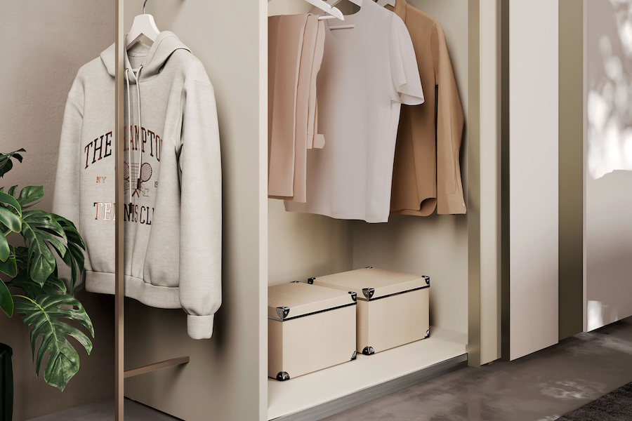 Come organizzare armadio con giusti accessori Y110